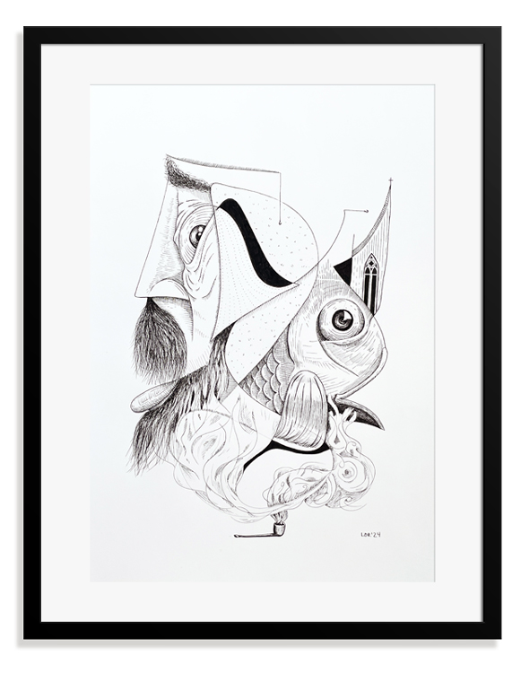 Der kleine Fisch und der Fischer/Le petit poisson et le pêcheur