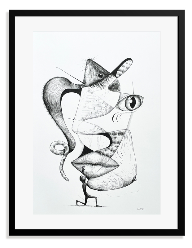 Die in ein Weib verwandelte Katze